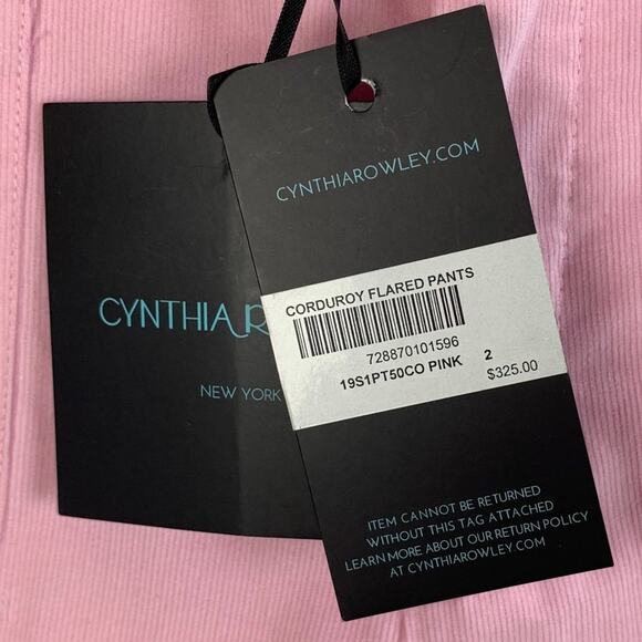NWT | Cynthia Rowley | Blake Corduroy Pant sz 2 - Picture 6 of 10